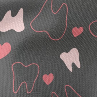 Hollow Tooth Heart Waterproof Canvas