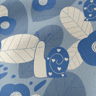 Snail Taking A Leisurely Strol Waterproof Canvas