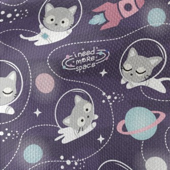Cat Outer Space Adventure Waterproof Canvas