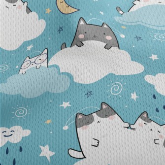 Cat On The Cloud Athletic Mesh Flat Back