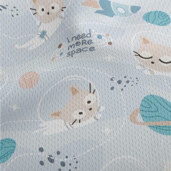 Smart Space Kitten Athletic Mesh Flat Back