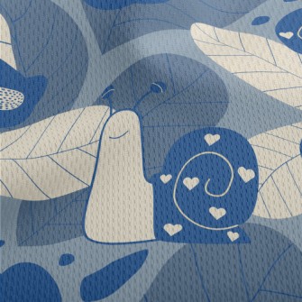 Snail Taking A Leisurely Strol Athletic Mesh Flat Back