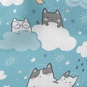 Cat On The Cloud Terry