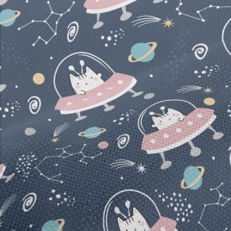 Alien Cat UFO Performance Linen