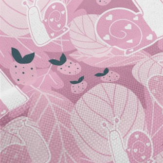 Love Snail Strawberry Performance Linen