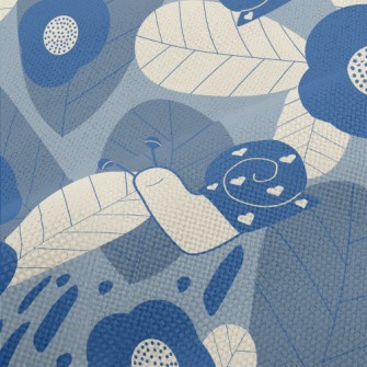 Snail Taking A Leisurely Strol Performance Linen