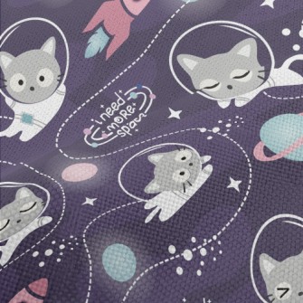 Cat Outer Space Adventure Performance Linen