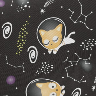 Cute Space Kitten Twill