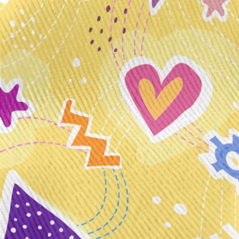 Triangle Geometric Pattern Standard Corduroy