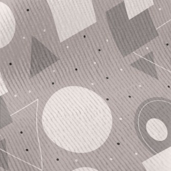 Square Triangle Circle Standard Corduroy