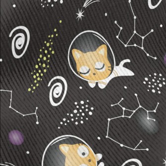 Cute Space Kitten Standard Corduroy