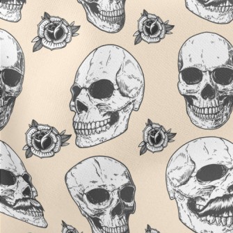 Personalized Beard Skull Stretch Ponte