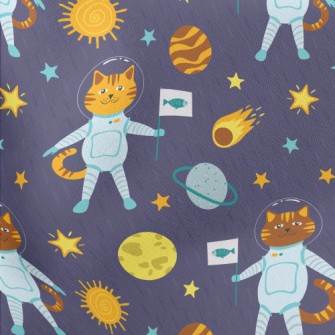 Universe Planet Space Cat Stretch Ponte