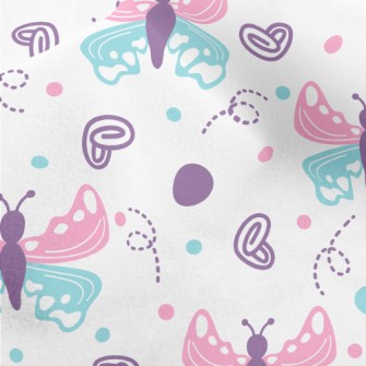 Beautiful Wings Butterfly Micro Fleece