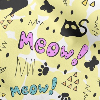 Retractable Black Cat Micro Fleece