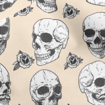 Personalized Beard Skull Micro Fleece