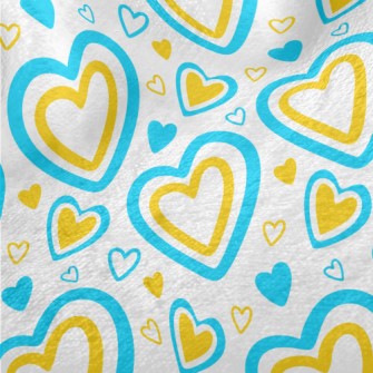 Two-color Love Frame Minky