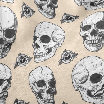Personalized Beard Skull Minky