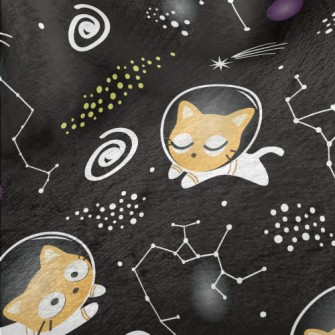 Cute Space Kitten Minky