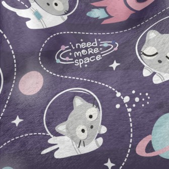 Cat Outer Space Adventure Minky