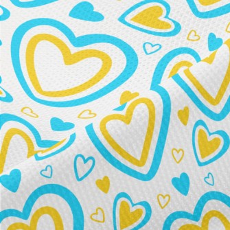 Two-color Love Frame Piqué