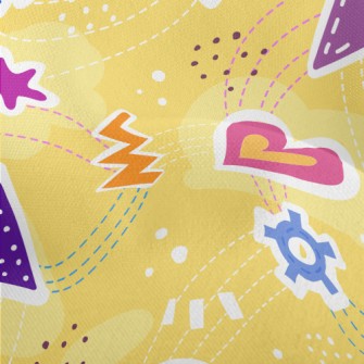 Triangle Geometric Pattern Lightweight Performance Linen