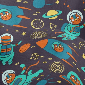 Cartoon Alien Cat Lightweight Performance Linen