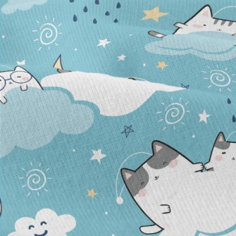 Cat On The Cloud Modern Jersey