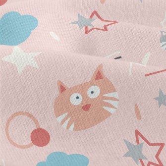 Surprised Cat Lines Modern Jersey