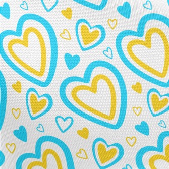 Two-color Love Frame Pongee