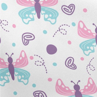 Beautiful Wings Butterfly Pongee