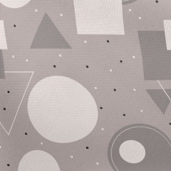 Square Triangle Circle Pongee