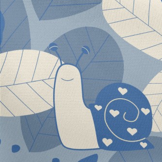 Snail Taking A Leisurely Strol Pongee