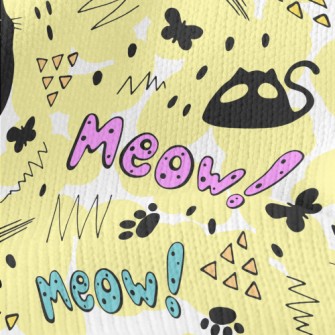 Retractable Black Cat Stretch Jersey