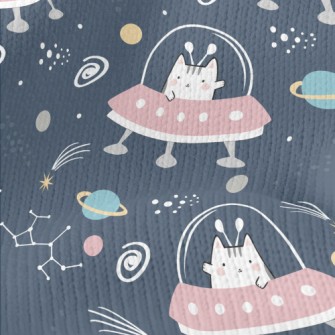 Alien Cat UFO Stretch Jersey
