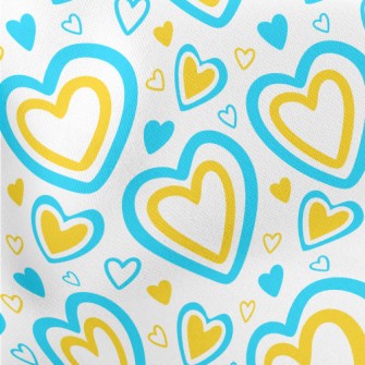 Two-color Love Frame Lightweight Cotton Poplin