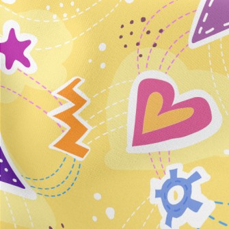 Triangle Geometric Pattern Lightweight Cotton Poplin