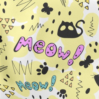 Retractable Black Cat Lightweight Cotton Poplin