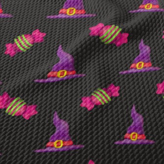 3D Witch Hat Candy Birdseye Piqué