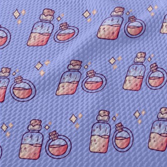 Shiny Magic Bottle Birdseye Piqué