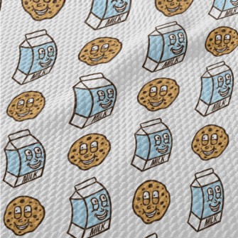 Exaggerated Expression Milk Bi Birdseye Piqué