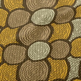 Tree Trunk Growth Rings Birdseye Piqué