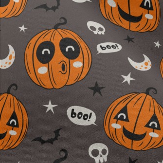 Funny Halloween Pumpkin Chiffon