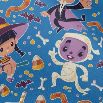 Cute Cartoon Halloween Chiffon
