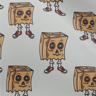 Funny Paper Bag Skull Chiffon