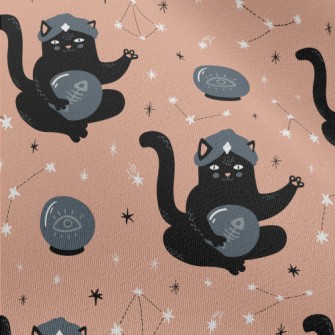 Black Cat Fortune Teller Chiffon