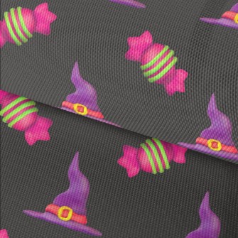 3D Witch Hat Candy Waterproof Oxford