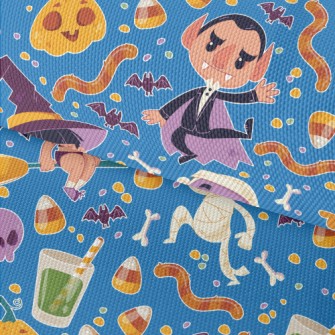 Cute Cartoon Halloween Waterproof Oxford
