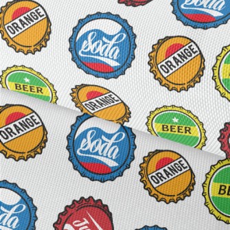 Beer And Soda Bottle Caps Waterproof Oxford