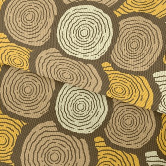 Tree Trunk Growth Rings Waterproof Oxford